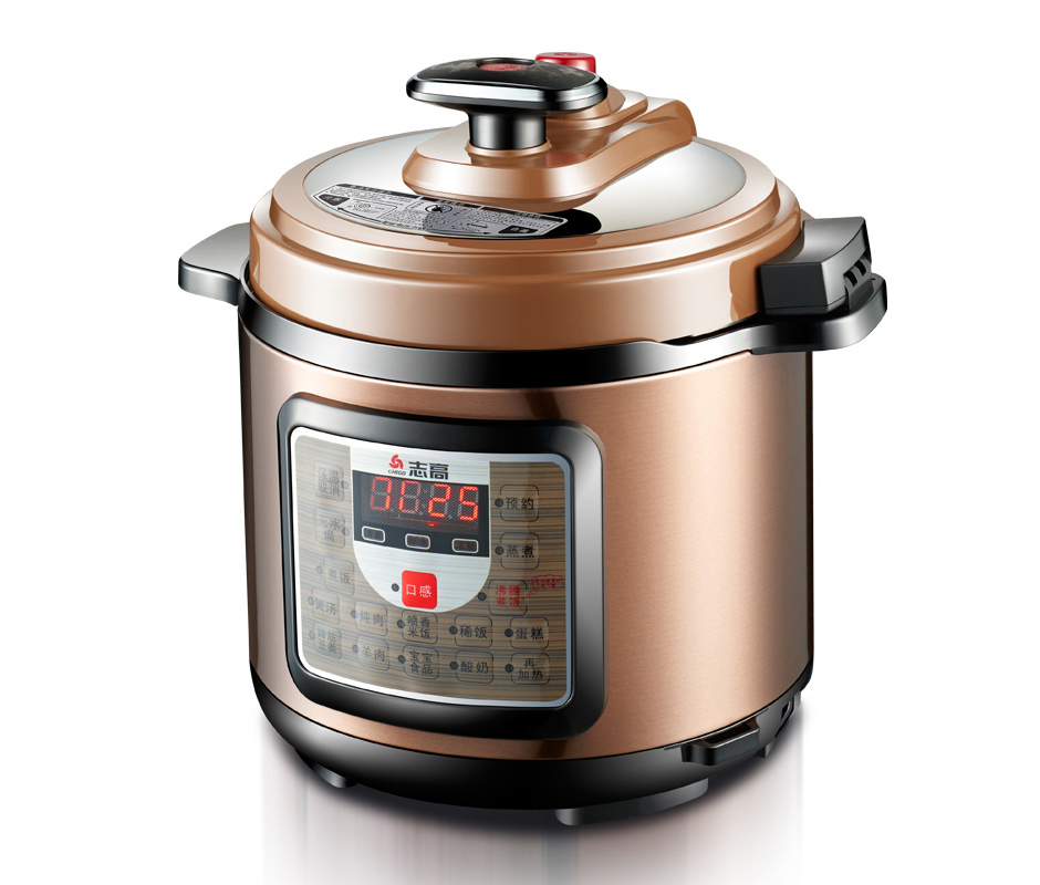 Chigo/z6com尊龙凯时官网 HY-50D电压力锅双胆5L 智能高压锅 多功能饭煲